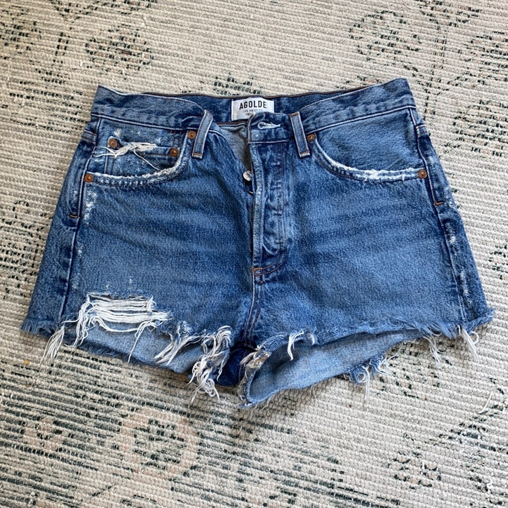 Agolde denim shorts